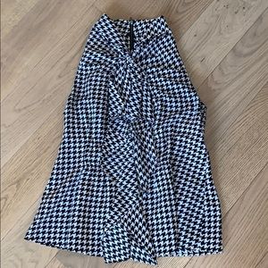 Houndstooth blouse